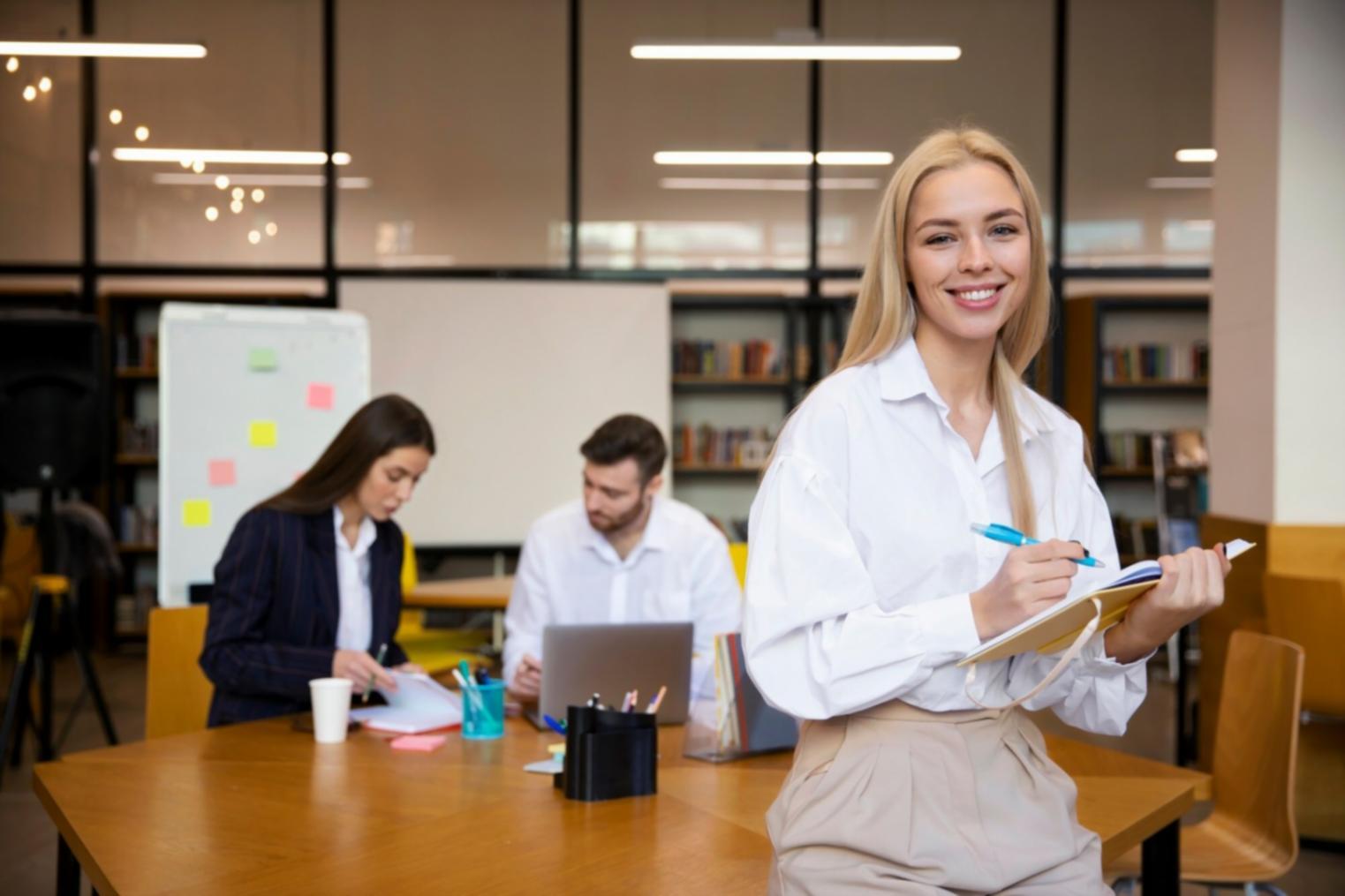 Session de travail collaboratif entre l'équipe et une startup